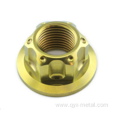 Titanium Alloy GR5 Flanged Axle Nut